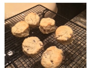 scones my wife made last week