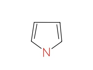 this is a pyrrole - all pyrroles are highly coloured, and are in most of the things which make people the colour they are