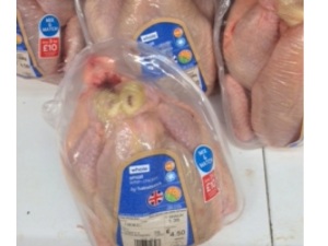 Most chickens bought in the UK contain campylobacter