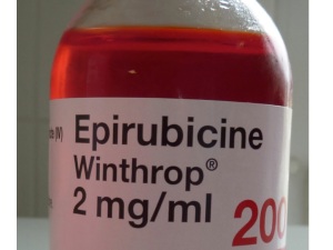 epirubicin is an anthracycline antibiotic chemotherapy agent which works by damaging DNA